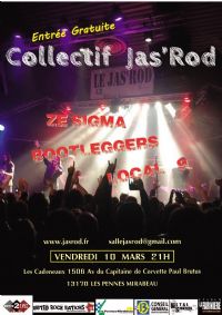 Ze Sigma // Bootleggers // Local 9. Le vendredi 10 mars 2017 aux PENNES MIRABEAU. Bouches-du-Rhone.  21H00